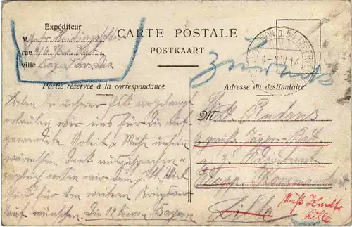 Wevelghem - Kasteel Chateau - Feldpost -651138