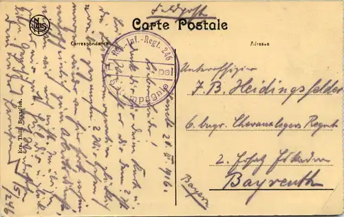 Camp de Beverloo - Rue Goethals - Feldpost Res Inf Regt 246 -651170