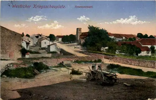 Amenoncourt - Feldpost Bay. Fussart. Batl 581 -651182