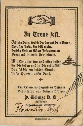 Nürnberg - In Treue fest - Erinnerung zu Deinem Geburtstag von Deinem Pfarrer -651234