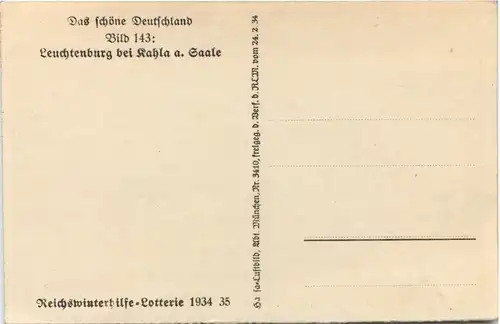 WHW 1934/35 - Leuchtenburg bei Kahla -651292