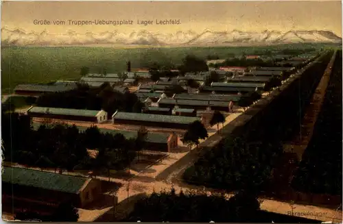 Grüsse vom Truppen Übungsplatz Lager Lechfeld -651324