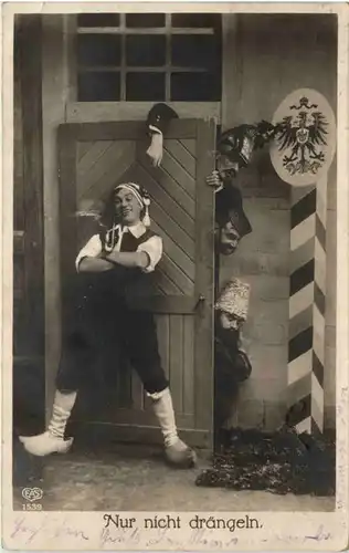 Nur nicht drängeln - Humor - FeldpostKavallerie Division -651344