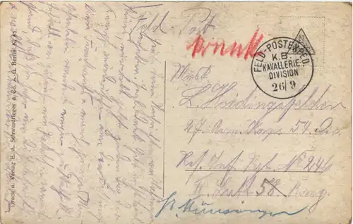 Nur nicht drängeln - Humor - FeldpostKavallerie Division -651344