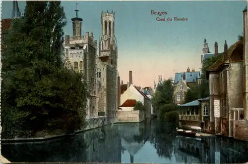 Bruges - Quai du Rosaire - Feldpost 6. Res Inf Regiment -651432