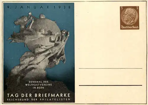 Tag der Briefmarke 1938 - Ganzsache PP122 C75 -651526
