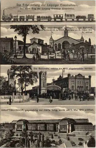 Die Entwicklung der Leipziger Eisenbahnen -651784