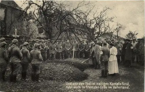 1. Weltkrieg - Wer den Tod im heiligen Kampfe fand -651960