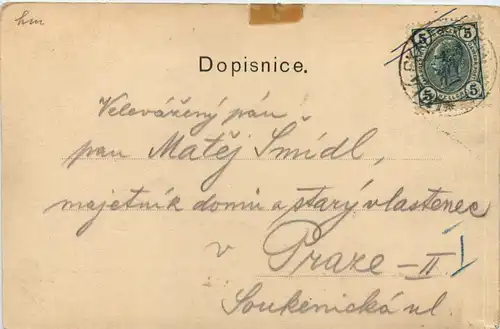 Kozakov - Navrh Riegrovy mohyly od Prof. Prouska -652028