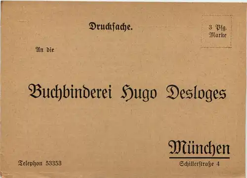 München Buchbinderei Hugo Desloges- Bayrischer Heimatschutz -652114