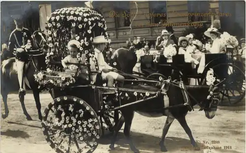 Potsdam - Margueritentag 1911 - Die Söhne unseres Kronprinzenpaares -652148