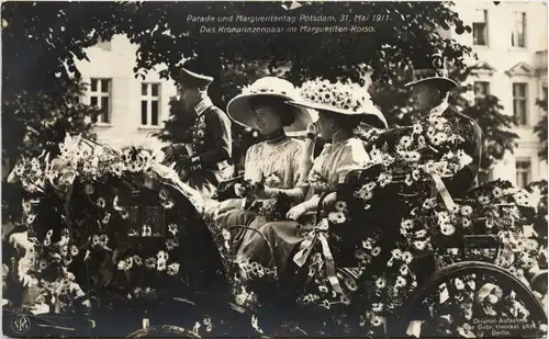 Potsdam - Margueritentag 1911 - Das Kronprinzenpaar -652144