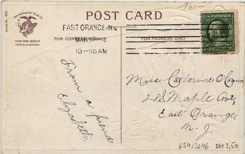 Irland - Let Erin Remember - Prägekarte -652214