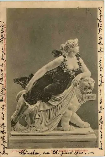 Künstler AK F. Doubek - FRau Adradne von Dannecker -652186