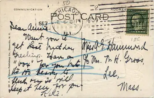 Birthday - Prägekarte -652258