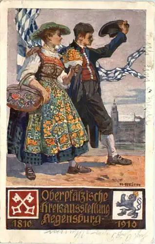 Regensburg - Oberpfälzische Kreisausstellung 1910 -652348