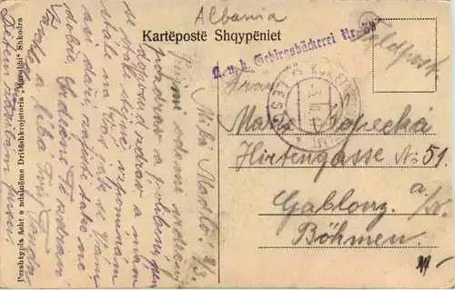 Kujtim nga Shkodra - KuK Feldpost Gebirgsbäckerei - Albania -652356