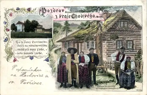 Pozdrav z kraje Chodskeho - Böhmen -652386