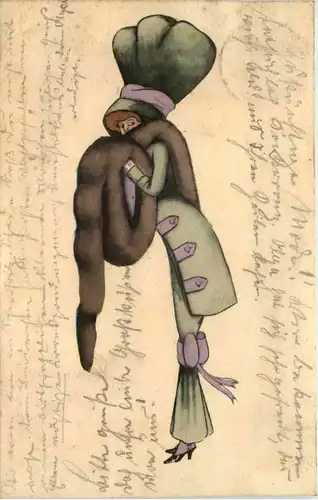 Künstlerkarte - Frau -652484