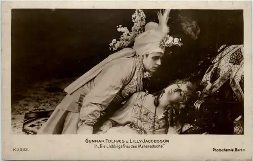 Schauspieler - Gunnar Tolnaes und Lilly Jacobsson - Die Leiblingsfrau des Maharadscha -652612