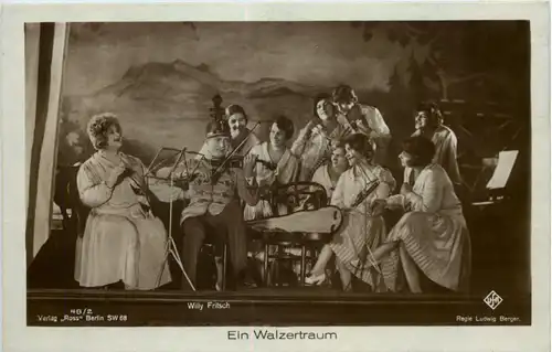 Schauspieler Willy Fitsch - Ein Walzertraum -652648
