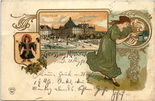 Gruss aus München - Litho -652926