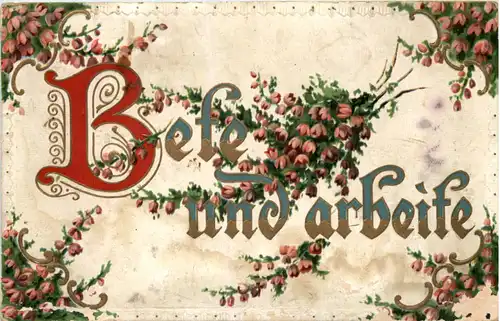 Bete und arbeite -653010