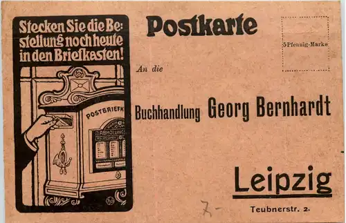 Leipzig - Buchhandlung Georg Bernhardt -652932