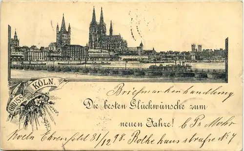 Gruss aus Köln - Litho -653156