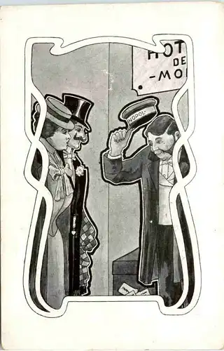 Liebespaar - Künstlerkarte -653178