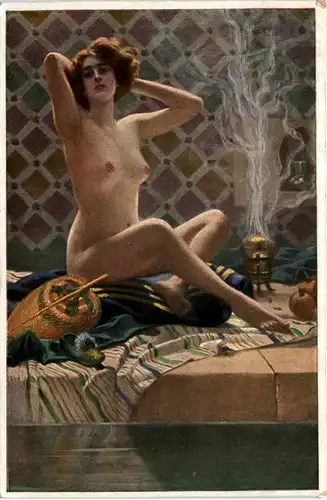 Erotik Künstler Ak - H. Fenner Behmer -653224