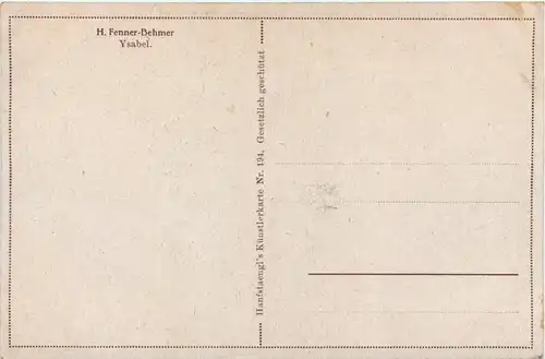 Erotik Künstler Ak - H. Fenner Behmer -653224