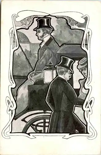 Liebespaar - Künstlerkarte -653174