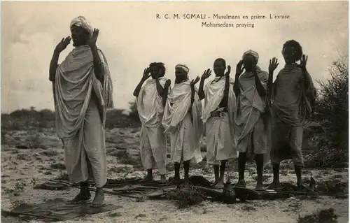 Somali - Musulman en priere -98264