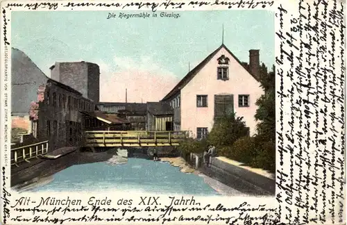 Alt-München - Ringermühle in Giesing -653452