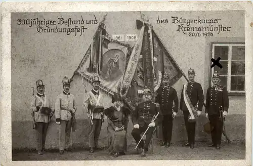 300jähriger Bestand des bürgerkorps Kremsmünster 1926 -653354