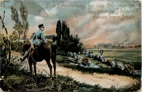 60jährige Regierungs Jubiläum Kaiser Franz Josef -653500
