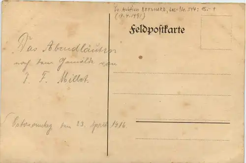 Handgemalt - Das Abendläuten -653652