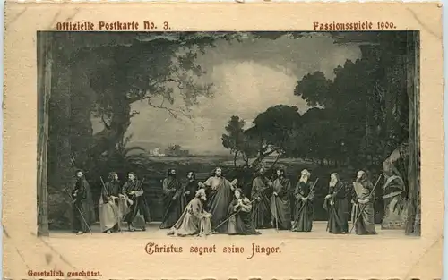 Oberammergau - Passionsspiele 1900 -653820