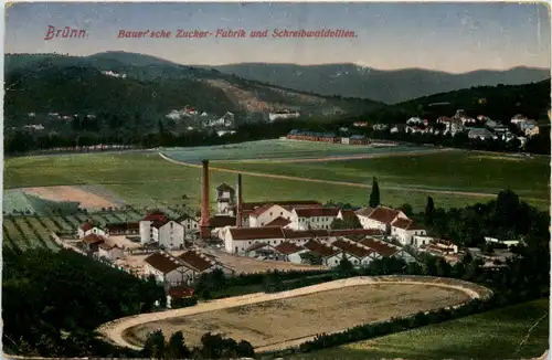 Brünn - Bauersche Zucker Fabrik und Schreibwaldvillen -653714