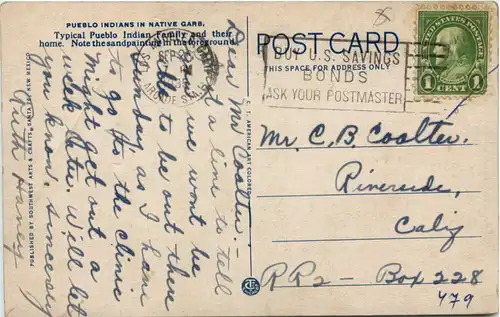 Pueblo Indians in Native Garb -653934