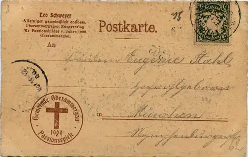 Oberammergau - Passionsspiele 1900 -653802