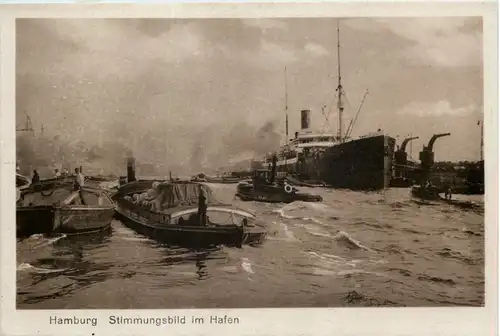 Hamburg, Stimmungsbild im Hafen -532048