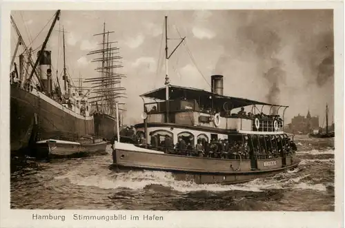 Hamburg, Stimmungsbild im Hafen -532050