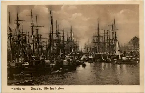 Hamburg Hafen, Segelschiffe -532216