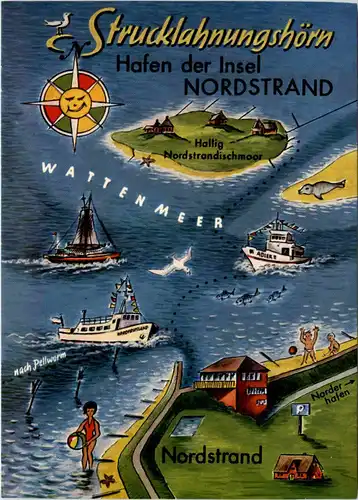 Strucklahnungshörn, Hafen der Insel Nordstrand -532360