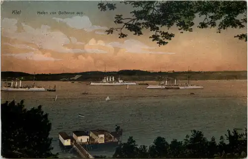 Kiel, Hafen von Bellevue aus -532486