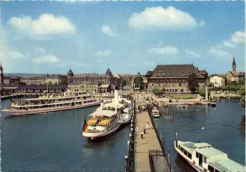 Konstanz, Hafen mit Konzil -532564