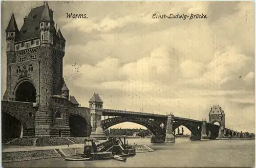 Worms, Ernst-Ludwig-Brücke -532566