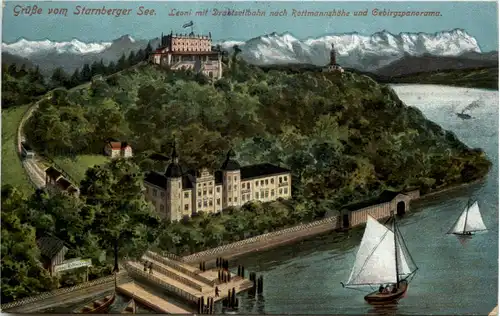 Grüsse vom Starnberger See, Leoni mit Drahtseilbahn -532584